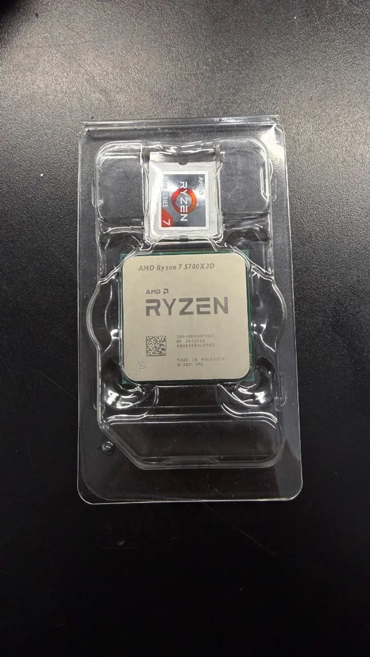 CPU Ryzen 7 5700X3D Seminovo Funcionando Perfeito - Processadores