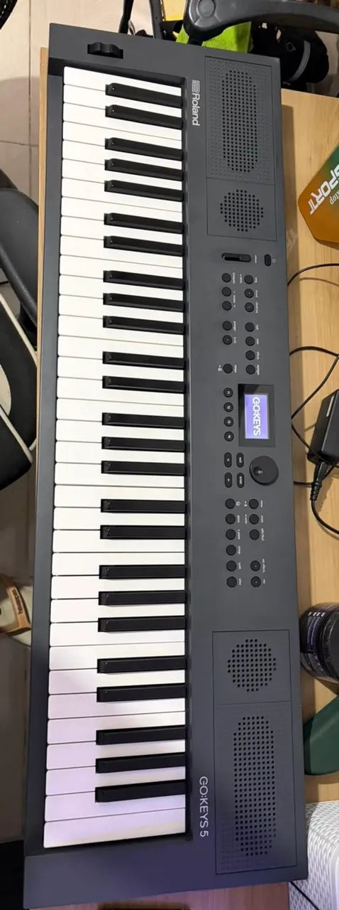 Teclado Roland GO Keys 5 + bag + pedal sustain( na caixa)