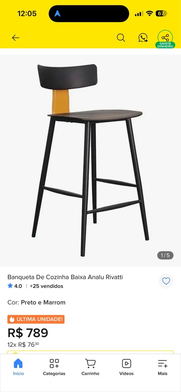 Banqueta Analu Rivatti  - Foto 2