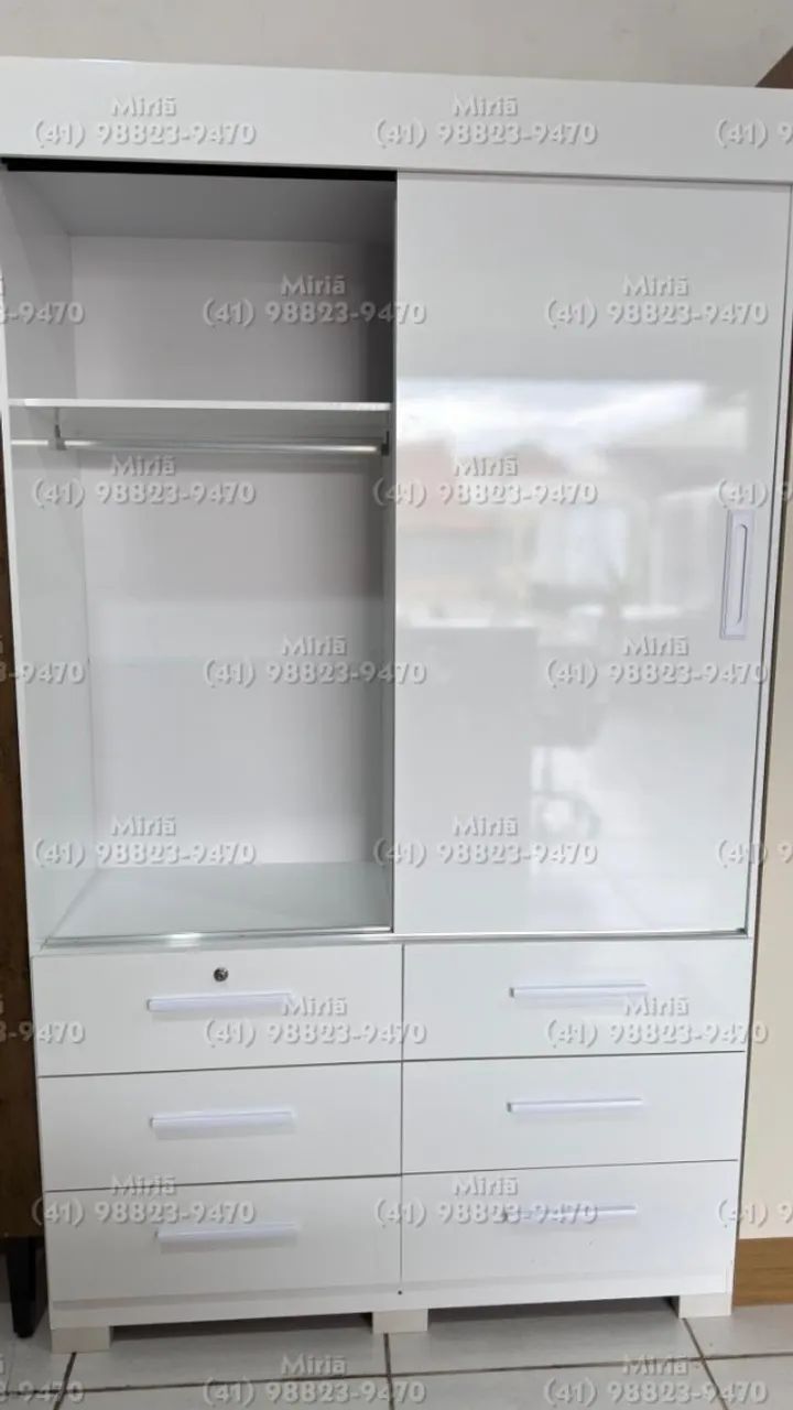GUARDA-ROUPA MODERNO COM 2 PORTAS DE CORRER ? - Foto 3