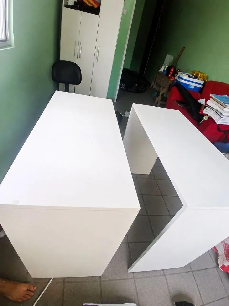 Mesa de escritório reta modular  - Foto 5