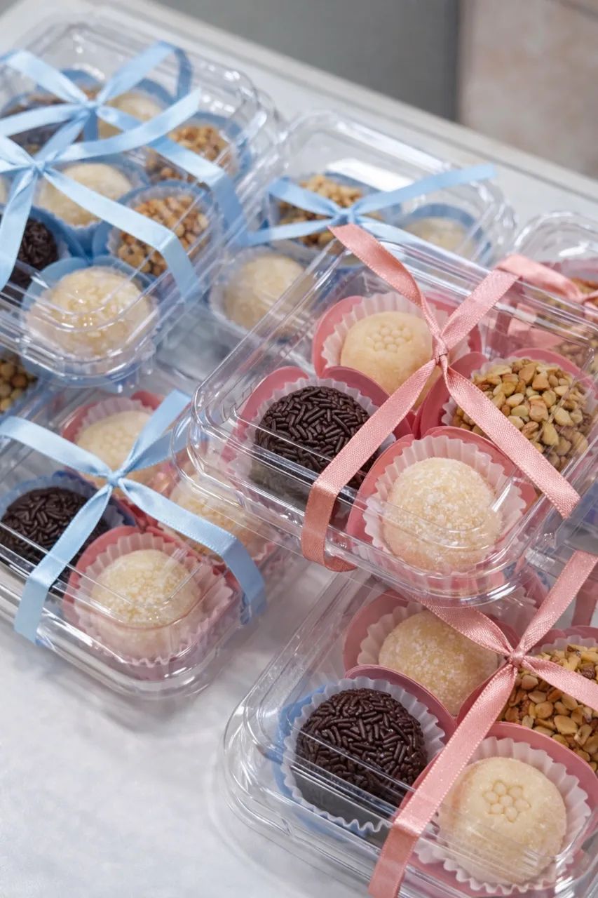 Caixinhas com 4 docinhos gourmet 