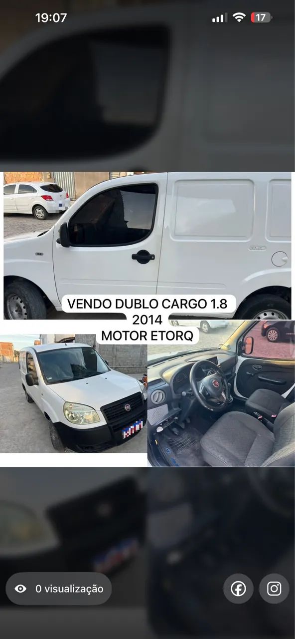 Fiat Doblo Doblo Cargo 1.8 mpi Fire Flex 8V/16V 4p 2014