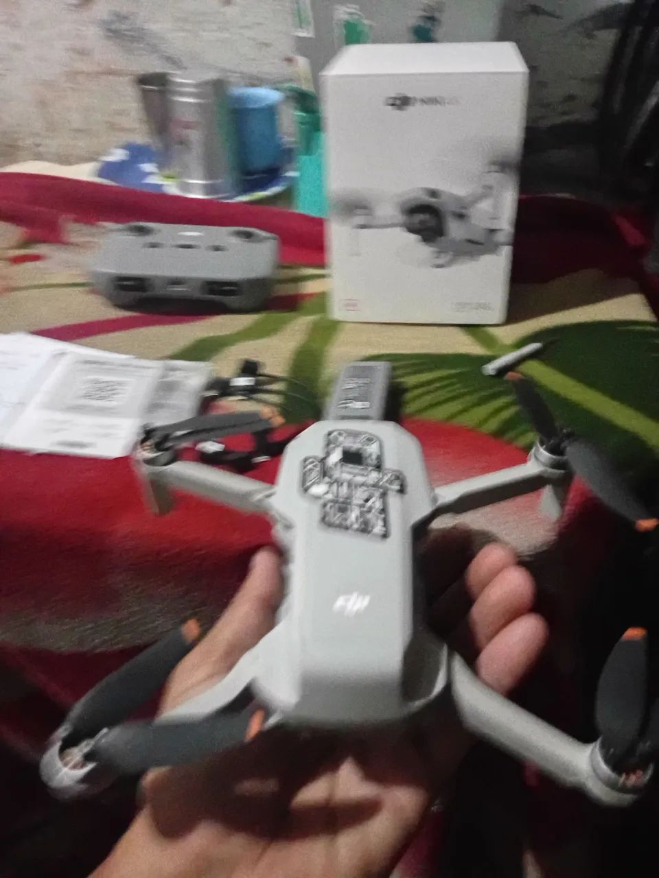 Drone dji mini 4k funcionando perfeitamente estandarte  - Foto 4