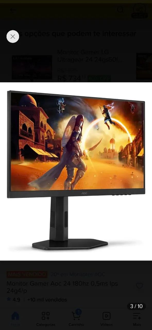 Monitor  gaimer 