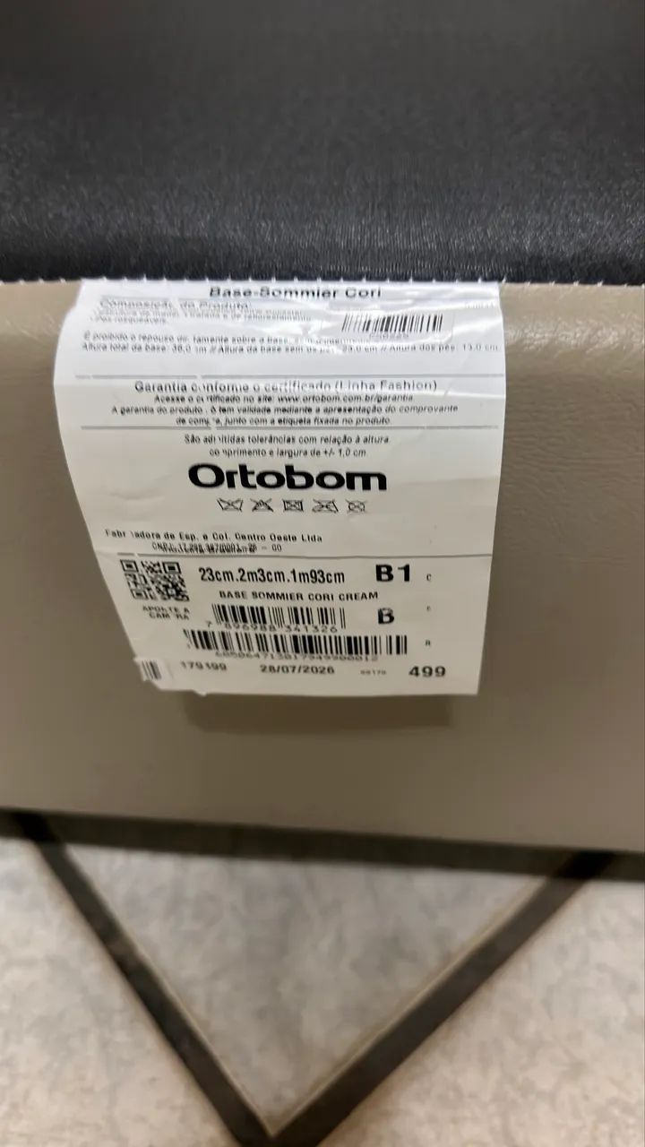 BASE DE CAMA KING SIZE ORTOBOM  NUNCA USADA - Foto 3
