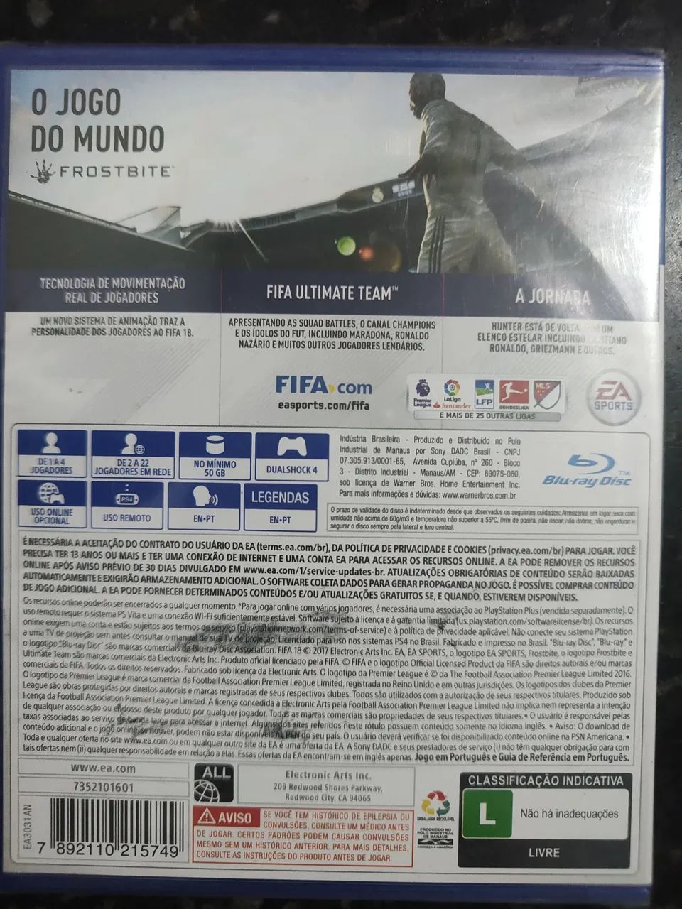 FIFA 18 ps4 *lacrado* - Foto 2