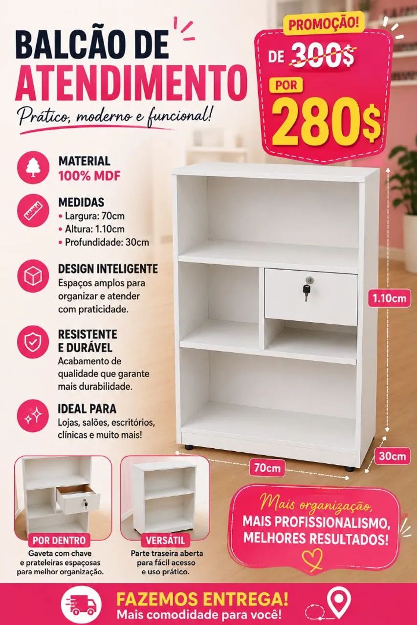 Balcão de atendimento/Recepção  - Foto 2