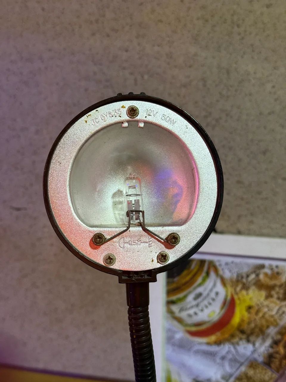 Luminária retrô 50w 12v 