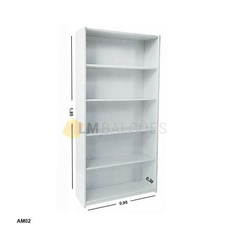 Armario MDF prateleira ideal para sua loja ou casa 0,90 x 1,85 x 0,30 - Foto 2