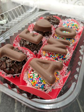 Caixa de brigadeiro