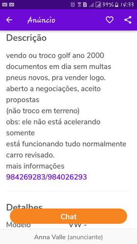 Golf para vender logo 8,000