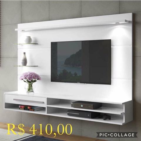 Painel veneza com tv até 55p (leds e suporte grátis) - Foto 3
