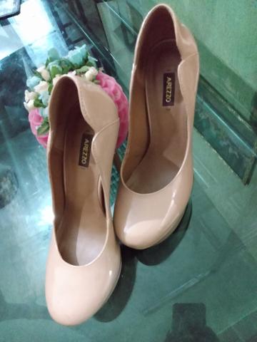 Sapato nude arezzo