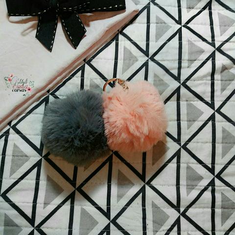 Chaveirinhos de pompons R$ 10,00 cada