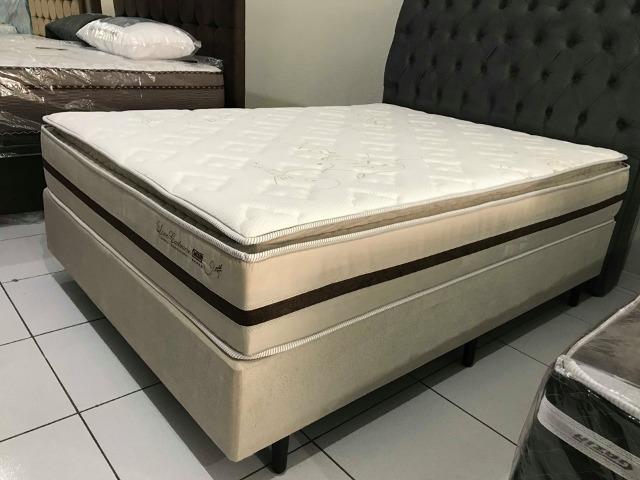 Cama Box Casal Love Cashemere Gazin em Molas Ensacadas - Foto 3
