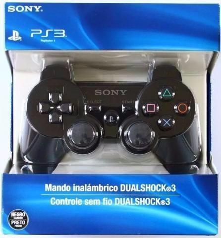 Controle Dual Shock 3 Preto PS3 - Sony