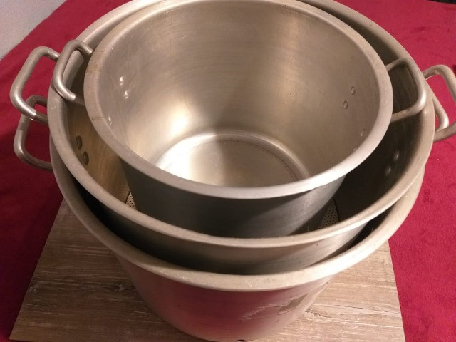Kit panelas para fabricação de cerveja