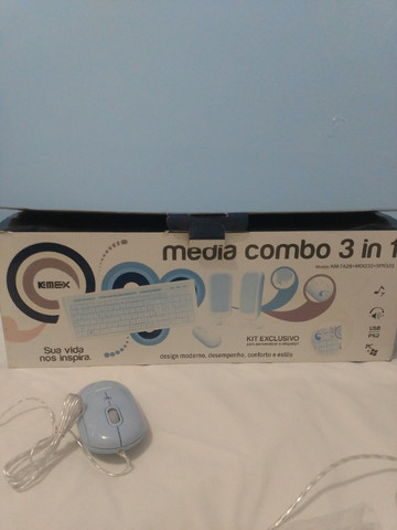 Kit Teclado, Mouse e Caixa de Som PC - Foto 4
