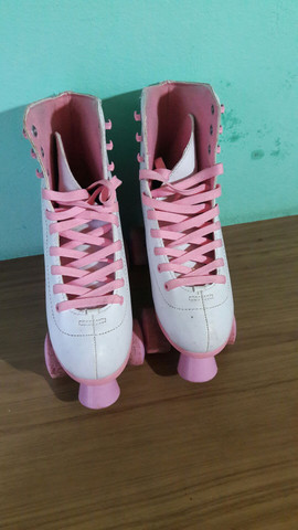 Vendo patins profissional ou troco por um celular - Foto 5
