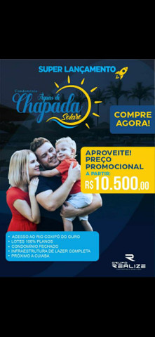 Águas de chapada solares (Lotes)