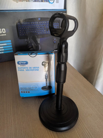 Suporte De Mesa Para Microfone Knup