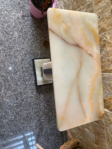 Mesa de canto apoio em mármore 02!! Anos 60 - Foto 6