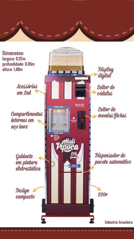 Máquina Automática de Pipoca - Mais Pipoca - Foto 3