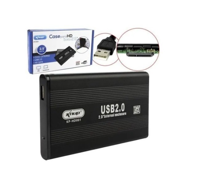 Case HD para Notebook e Computadores (distribuidora JK Eletrônicos)