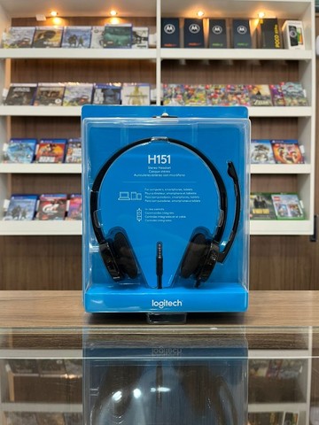 Headset Logitech H151 | Loja Fisica | Parcelamos sem juros