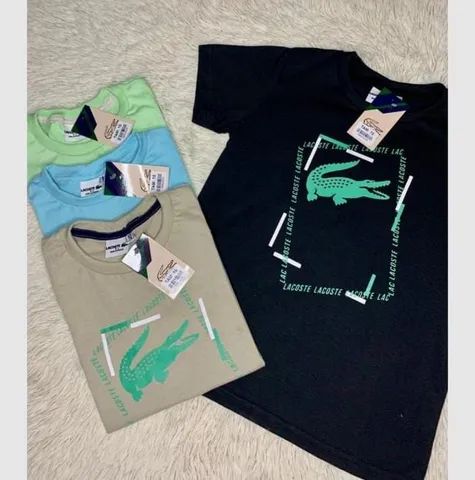Camisa infantil algodão fio 30  - Foto 4
