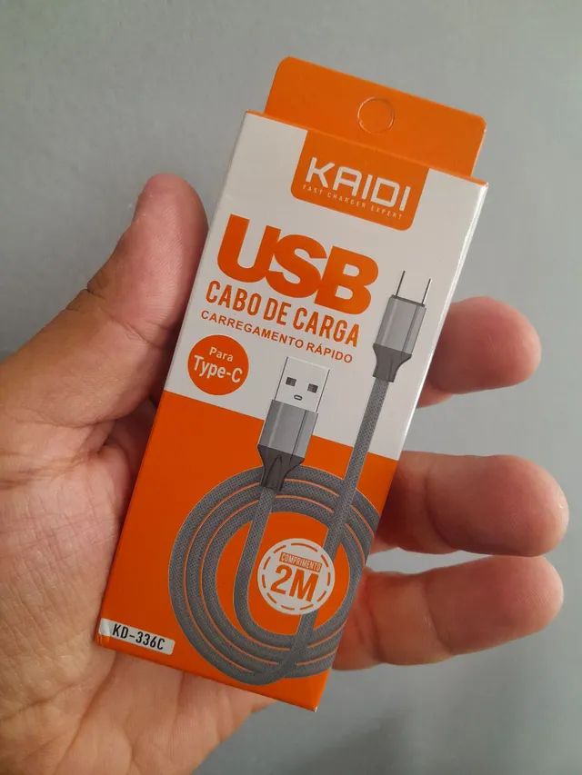 Cabo USB tipo C - 2 metros 