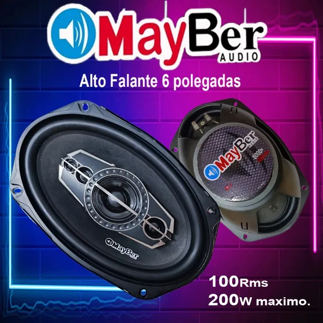 par alto falante zetta audio 69 280w rms - Peças para carros, vans