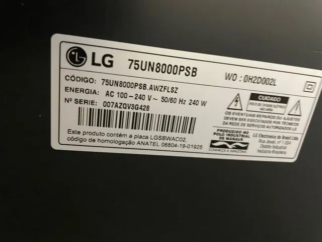 Tv LG ultraHD 75 polegadas  - Foto 2
