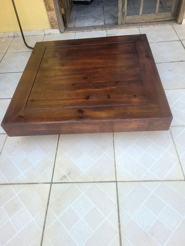 Mesa de madeira estilo rústico  - Foto 3