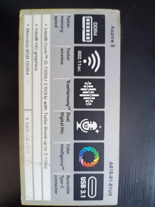 Notebook Acer Aspire 5