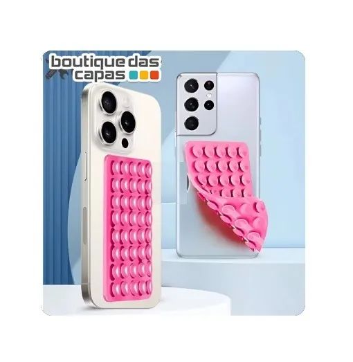Suporte de silicone ventosa dupla face octobuddy para celular e tablet ipad iphone