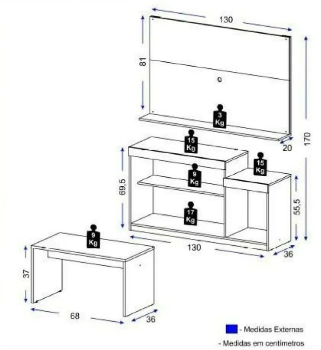 Promoção Rack + Painel 40''- 25/09/24    - Foto 2