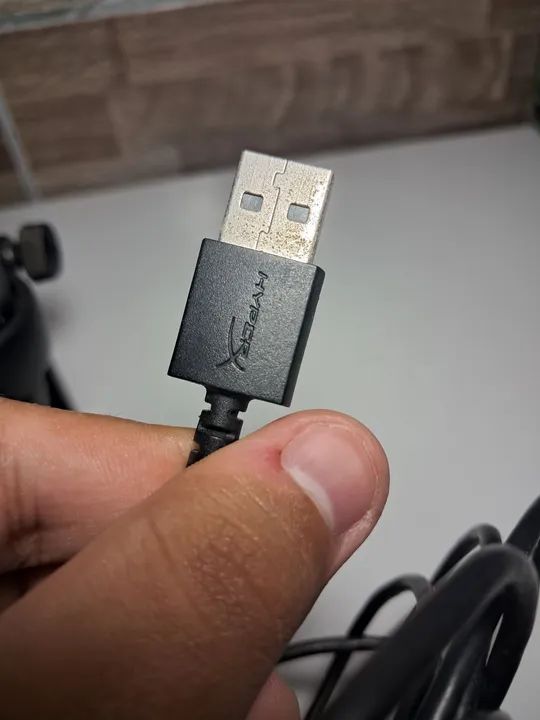 Microfone HyperX SoloCast USB/PLUG AND PLAY- USADO - Foto 4
