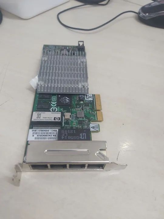 Placa de Rede HP HSTNS-BN50 4 portas Gigabit  - Foto 3