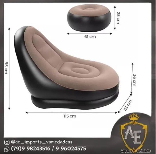 potrona inflavel - Foto 4