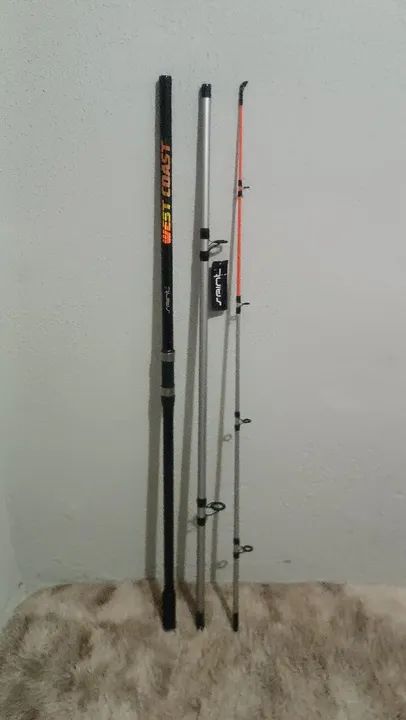 Vara de pesca 3,90m da saint nova 