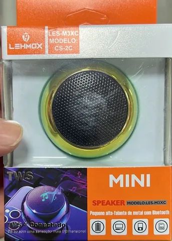Caixinha Som Bluetooth Metal Mini Speaker Amplificada 3w - Foto 2