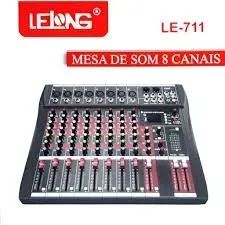 Mesa de Som 8 Canais - LELONG LE-711
