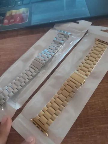 Pulseira Inox pra SmartWatchs - Foto 2