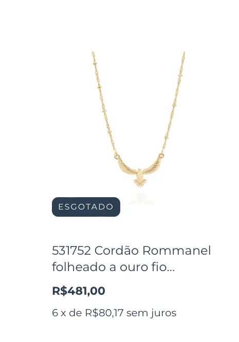 Colar Rommanel Espírito Santo - Foto 3