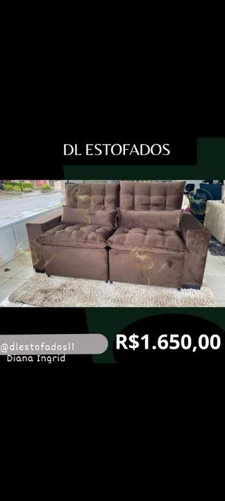 Sofá Retrátil reclinável diretamente da fábrica várias cores disponíveis 