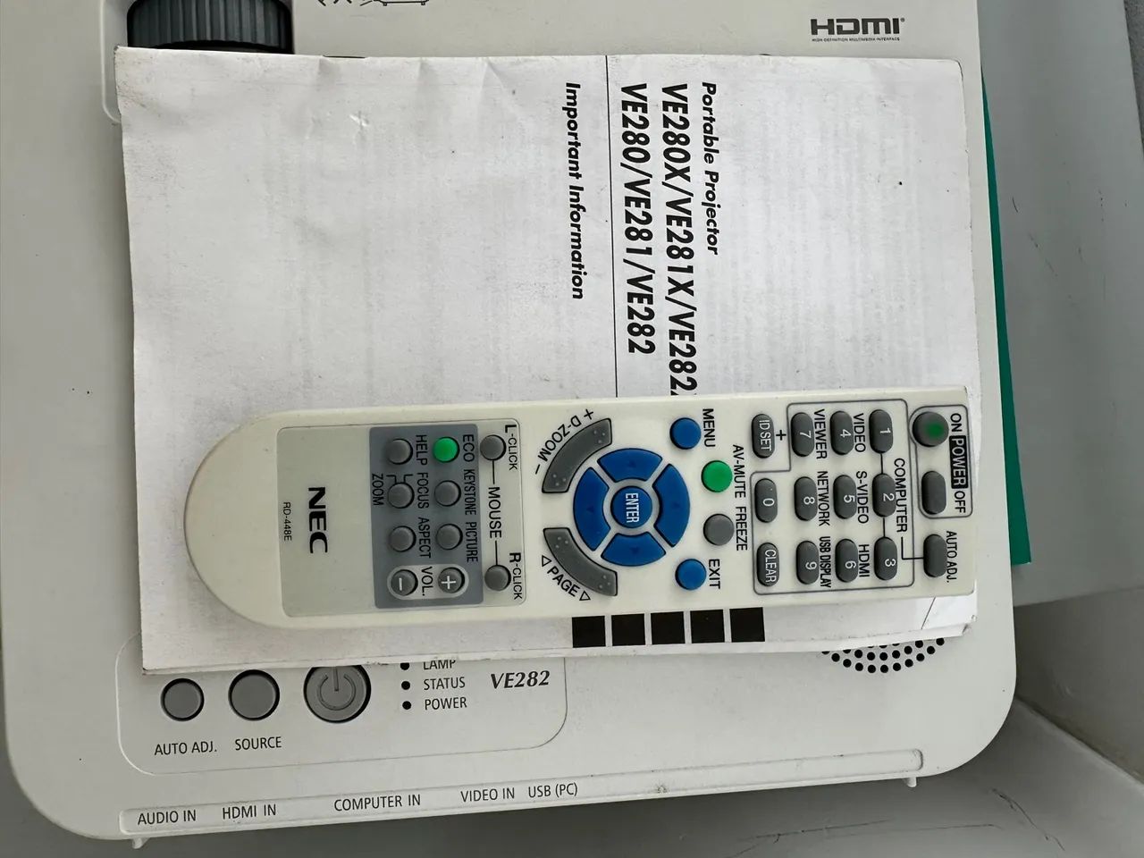 Projetor Nec VÊ 283 imagens perfeitas. - Foto 6