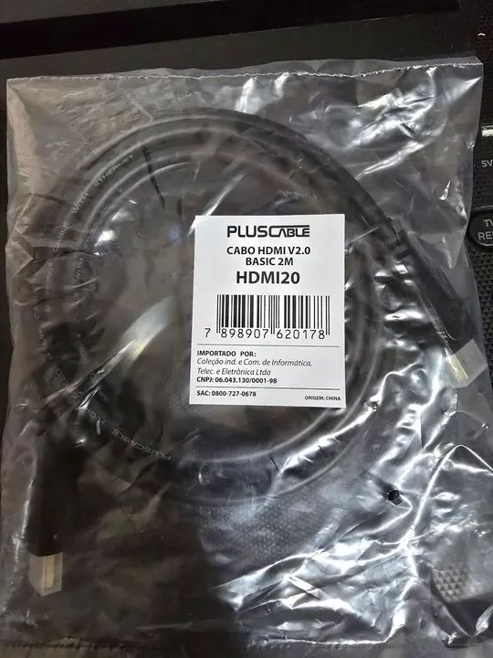 Cabo HDMI 2 metros Novo!!