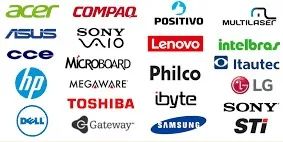 Teclado para notebook Samsung NP300E5K Preto - Foto 2